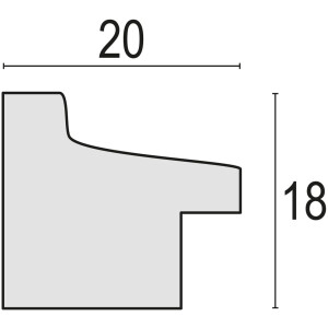 Фоторамка Torino 15x20 см белая