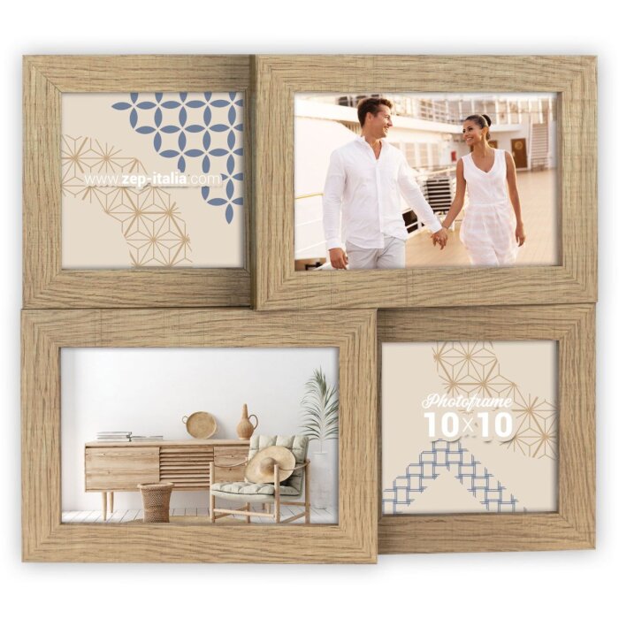 Фотогалерея ZEP Бормио 4 фотографии 10x10 см и 10x15 см коричневый