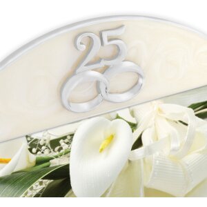 Фоторамка Diletta 10x15 см серебряная годовщина свадьбы