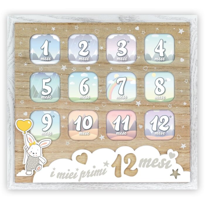 ZEP Fotogalerie Dorothy 12 Monate Baby Bilderrahmen 25x35 cm