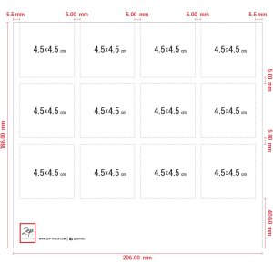 ZEP Fotogalerie Dorothy 12 Monate Baby Bilderrahmen 25x35 cm