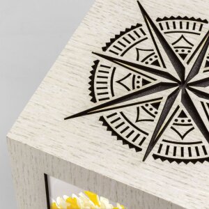 ZEP Drehbarer Fotowürfel Harry Holz 4 Fotos 10x15 cm...