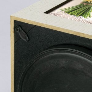 ZEP Drehbarer Fotowürfel Harry Holz 4 Fotos 10x15 cm 13x13x18 cm