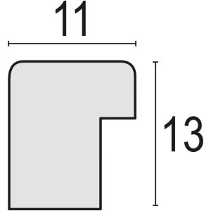 Фоторамка Уэльс 13x18 см серебро