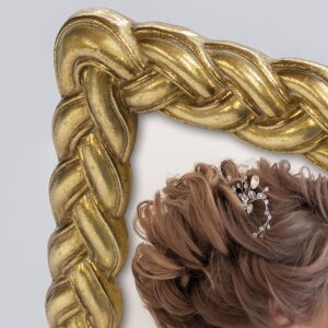 ZEP Barock-Rahmen Lier gold Polyharz mit Aufsteller für Fotos 10x15 13x18 cm