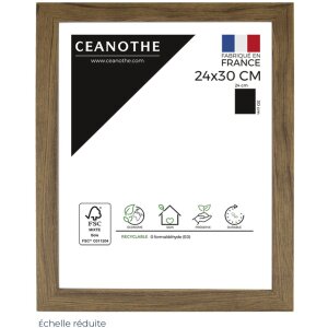 Ceanothe Bilderrahmen Precious 24x30 cm nussbaum