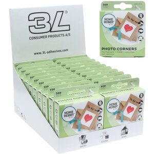 Deknudt S385PC Уголки для фотографий 500 штук без кислоты