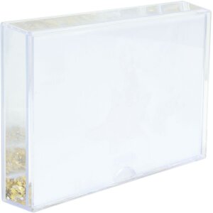 Deknudt Schüttelrahmen S66FD9 goldene Sterne 10x15 Zentimeter