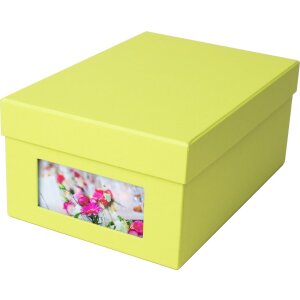 Коробка для фотографий HNFD Кандра май зеленая ребристая...