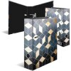 HERMA Motivordner A4 Cubes Dunkelblau 70mm breit