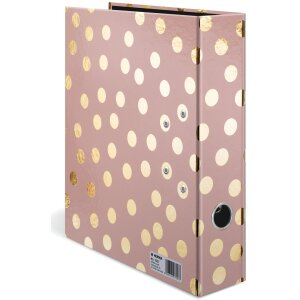 HERMA Motivordner A4 Dots Rosa 285x315 Millimeter