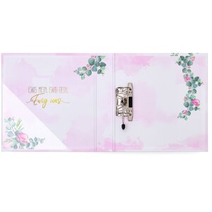 HERMA Hochzeitsordner A4 "Wir heiraten" Rosa