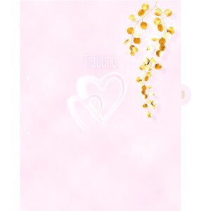 HERMA Hochzeitsordner A4 "Wir heiraten" Rosa