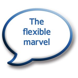 HERMA Heftbox Flexi transluzent dunkelblau 260x345x70 Millimeter