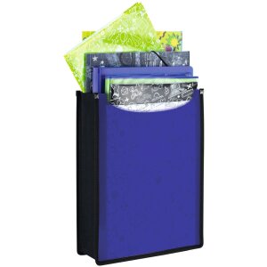 HERMA Heftbox Flexi transluzent dunkelblau 260x345x70 Millimeter