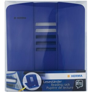 HERMA Leseständer blau 198x190x157 Millimeter