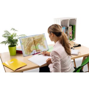 HERMA Leseständer pink 198x190x157 Millimeter