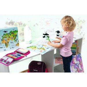 Блокнот для записей HERMA 550 x 350 мм, карта мира