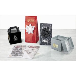 HERMA Креативные наклейки Бабочки золотая и серебряная фольга