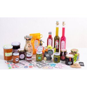 HERMA Наклейка HOME "Сюрприз", глиттерная