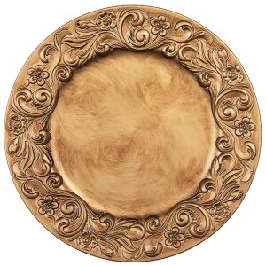 Clayre & Eef 64802GO Подставка под тарелку золотого...