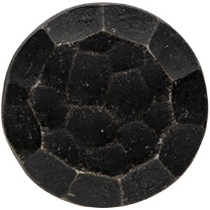 Clayre & Eef 64896 Набор дверных ручек из 4 черных Ø 4x3 см