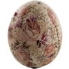 Clayre & Eef 6CE1415M Украшение яйцо керамическое Цветочный узор Ø 11x14 см