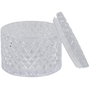 Clayre & Eef 6GL3391 Бонбоньерка с крышкой Прозрачная Ø 11x8 см