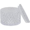 Clayre & Eef 6GL3391 Бонбоньерка с крышкой Прозрачная Ø 11x8 см