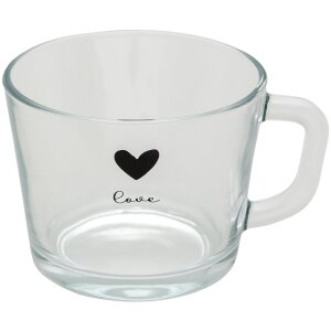 Clayre & Eef 6GL3519 Чайный стакан прозрачный 450 мл