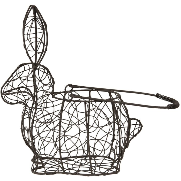 Clayre & Eef 6Y4659 Корзина для кроликов коричневая 20x12x24 см