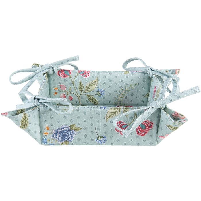 Clayre & Eef BLW47 Корзина для хлеба синяя 35x35x8 см