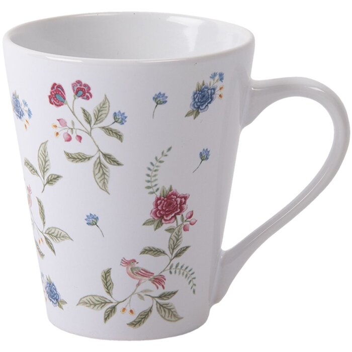 Кружка Clayre & Eef BLWMU Ø 9x10 см - 300 мл белая, голубая, розовая