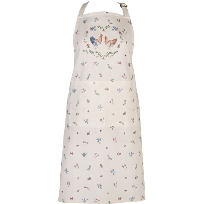 Фартук для готовки Clayre & Eef CAR41 бежевый 70x85 см