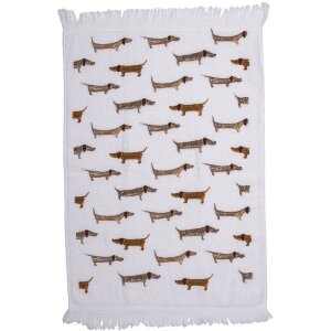 Clayre & Eef CT017 Полотенце для гостей белое 40x66 см