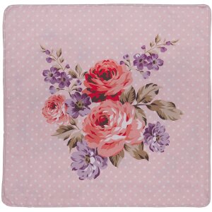 Clayre & Eef DTR21 Чехол для подушки розовый, сиреневый 40x40 см