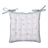 Clayre & Eef FOB29 Подушка для кресла Foam White, Green 40x40 см