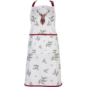 Фартук для готовки Clayre & Eef HCH41 белый, красный...