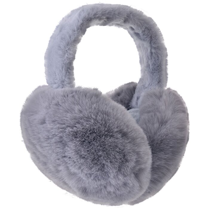 Clayre & Eef JZEW0001G Грелка для ушей серая 13 см