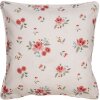 Декоративная подушка Clayre & Eef LRC21 Цветочный мотив бежевый 40x40 см хлопок