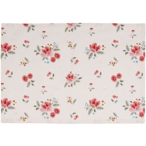 Clayre & Eef LRC40 Набор из 6 бежевых ковриков 48x33 см