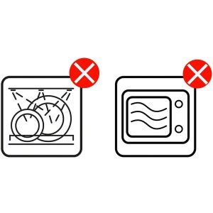 Кружка Clayre & Eef PECMU 11x8x10 см - 300 мл Голубые...