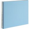 Альбом на спирали Goldbuch Bella Vista небесно-голубой 35x30 см 40 черных страниц