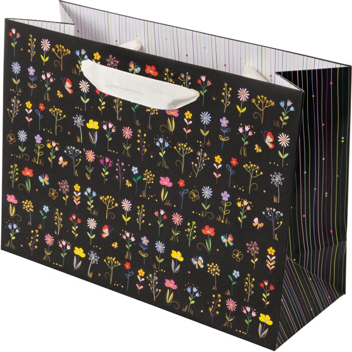 Goldbuch Geschenktasche Small & Brave Black 18x10x25 cm