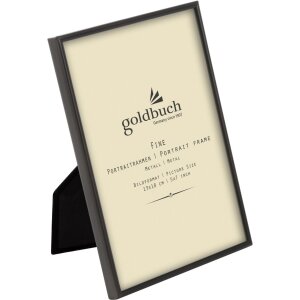 Металлическая портретная рамка Goldbuch Fine 13x18 см антрацит