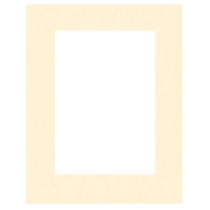 HNFD Passepartout nach Maß Bianco Cotone (creme)