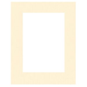 HNFD Passepartout nach Maß Bianco Cotone (creme)