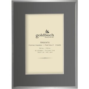 Goldbuch Metall-Rahmen Argento grau 10x10 cm bis 15x20 cm