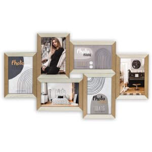 Фотогалерея ZEP Верчелли белый 6 фото 10x15 см (54x33 см)