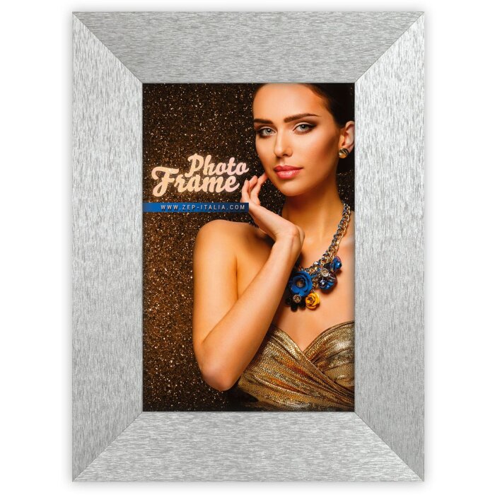 ZEP Holzrahmen Glam silber 10x15 Zentimeter